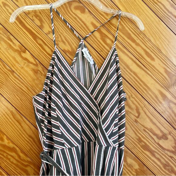 Great Jones Stripe Handkerchief Wrap Dress - Picture 2 of 6